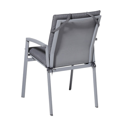 Stapelstoel kussen ca.97x49cm Outdoor Oxford grey