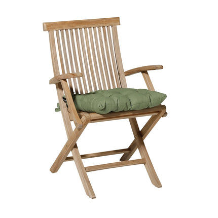 Toscane kussen ca.46x46cm Basic green