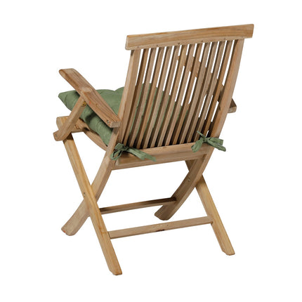 Toscane kussen ca.46x46cm Basic green