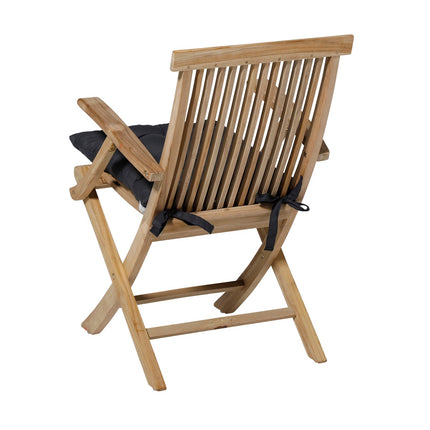 Toscane kussen ca.46x46cm Basic black