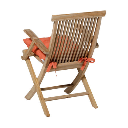 Toscane kussen ca.46x46cm Panama flame orange