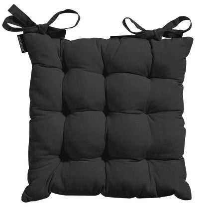 Toscane kussen ca.46x46cm Panama black