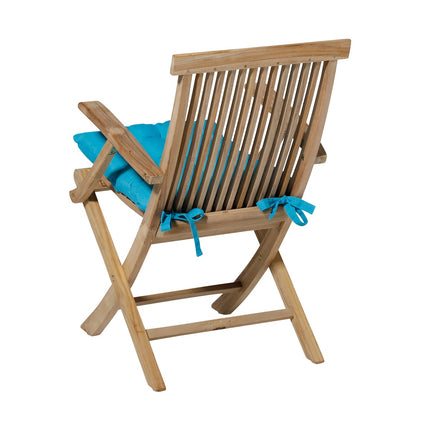 Toscane kussen ca.46x46cm Panama aqua