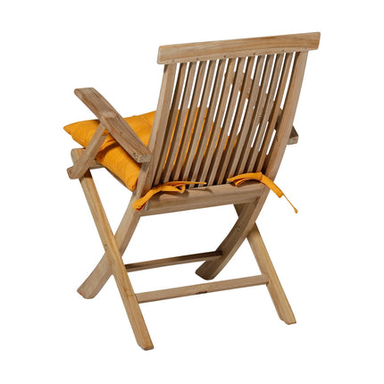 Toscane kussen ca.46x46cm Panama golden glow