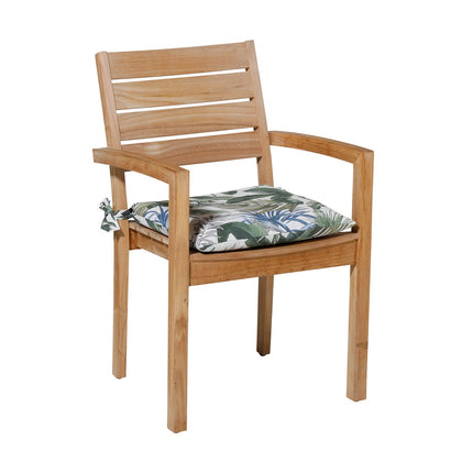 Toscane kussen ca.46x46cm Outdoor bliss blue