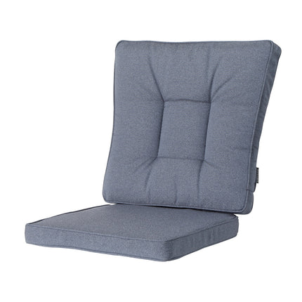 Wicker dining set ca.95x46cm Outdoor Manchester denim grey