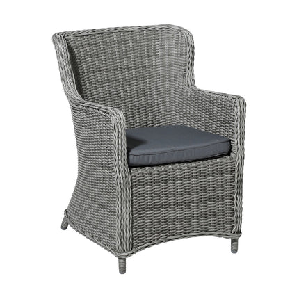 Wicker universeel ca.48x48cm Rib grey
