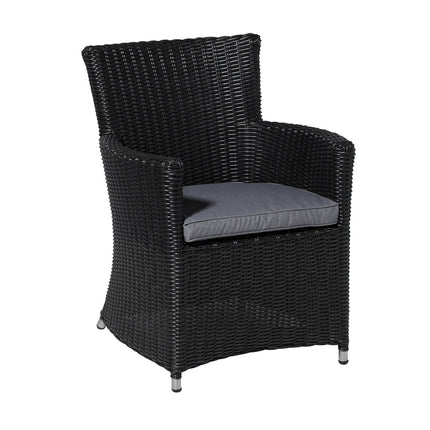 Wicker york ca.48x48cm Outdoor Oxford grey