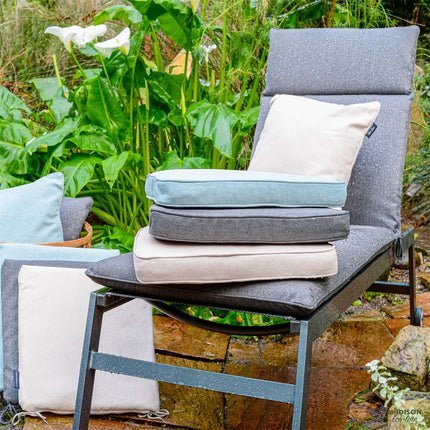 Zitje universeel rits ca.40x40cm Silver canvas eco+