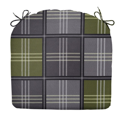 Zitkussen ca.46x48cm Patchy olive