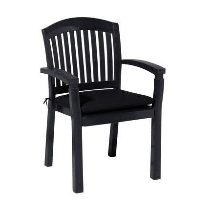 Zitkussen ca.46x48cm Panama black