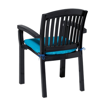 Zitkussen ca.46x48cm Panama aqua