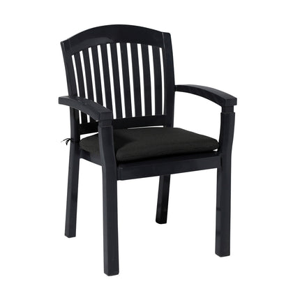 Zitkussen ca.46x48cm Rib black