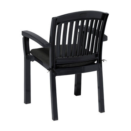 Zitkussen ca.46x48cm Rib black