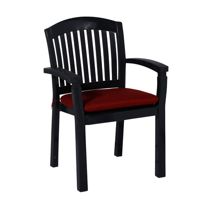 Zitkussen ca.46x48cm Rib red