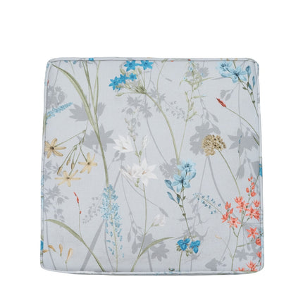 Luxe zitkussen ca.40x40cm Donna azure canvas eco+