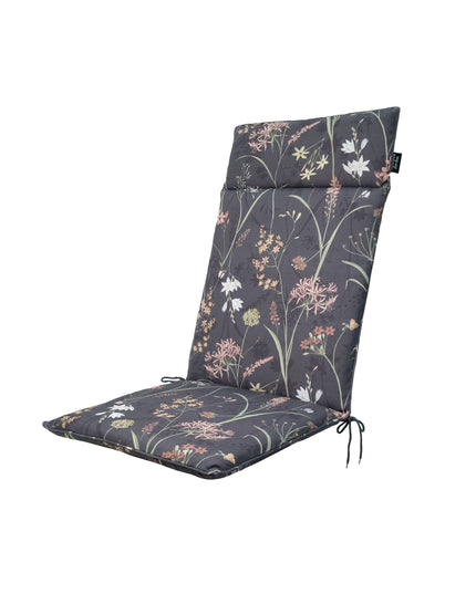 Madison Canvas Eco+ hoge rug rugkussen 120x50 cm - Donna grey canvas eco+