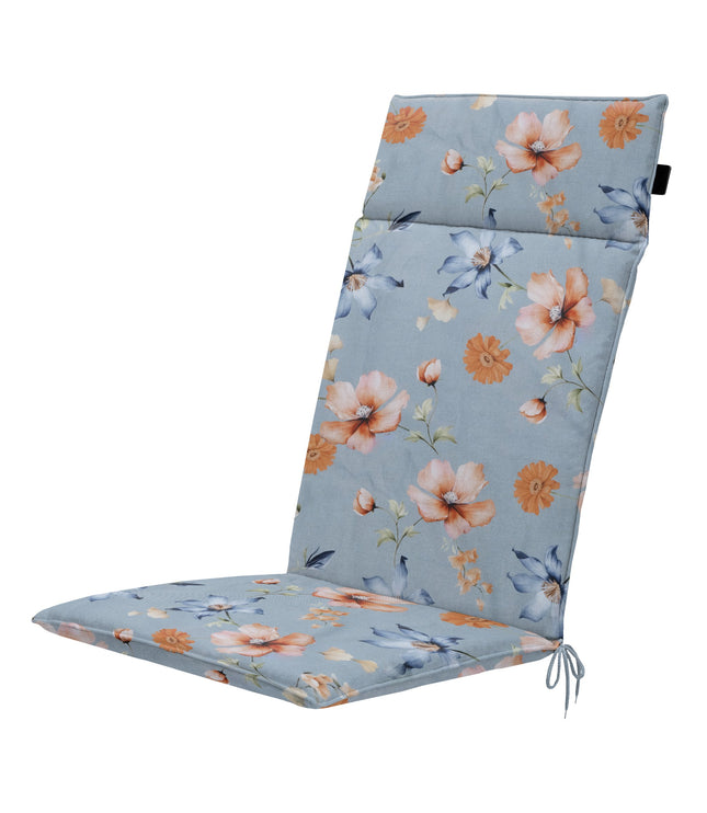 Madison Florina hoge rug rugkussen 120x50 cm - Florina blue