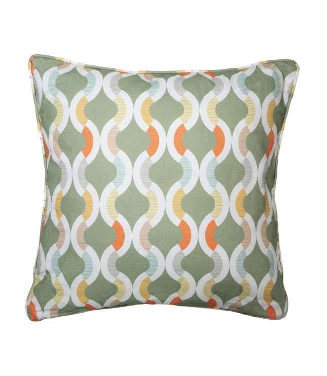 Madison Trivia sierkussen 50x50 cm - Trivia green