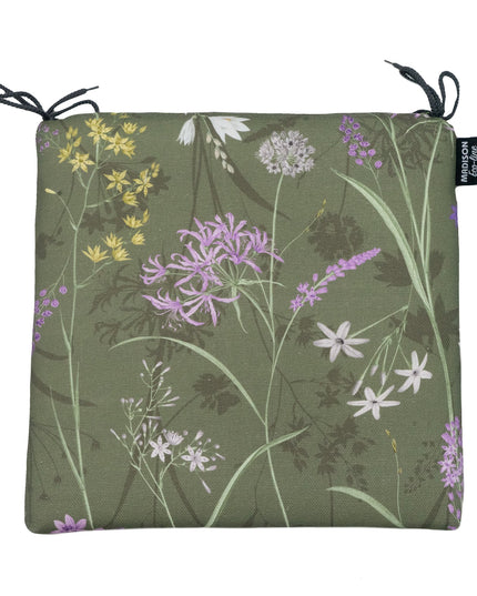 Madison Canvas Eco+ universeel rits zitkussen 40x40 cm - Donna green canvas eco+