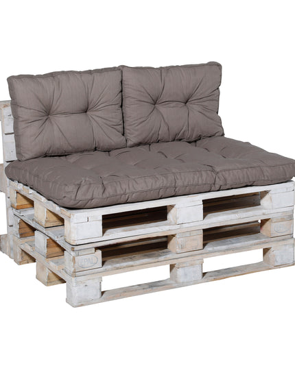 Madison Basic florance palletkussen 120x80 cm - Panama taupe