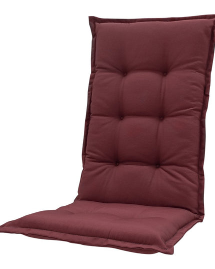 Madison Panama hoge rug basis rugkussen 123x50 cm - Panama bordeaux