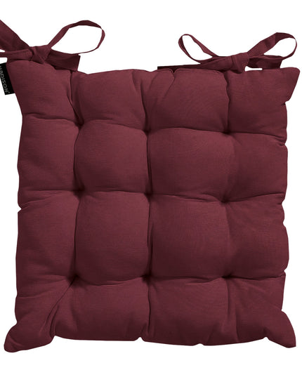 Madison Panama toscane zitkussen 46x46 cm - Panama bordeaux