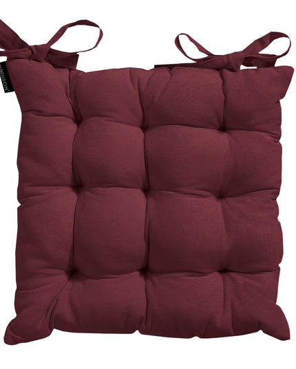 Madison Panama toscane zitkussen 46x46 cm - Panama bordeaux