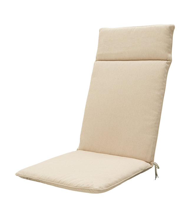 Madison Canvas Eco+ hoge rug rugkussen 120x50 cm - Beige canvas eco+