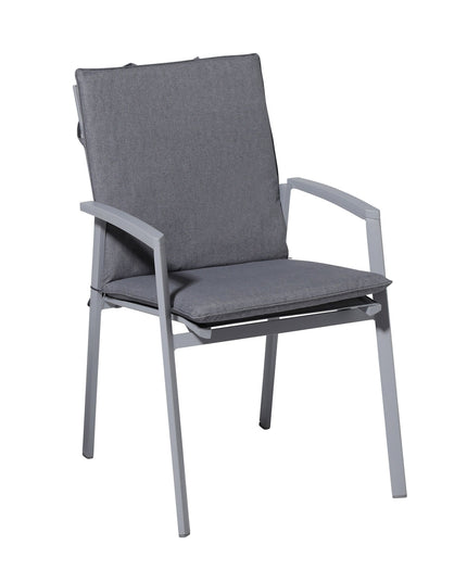 Madison Oxford stapelstoel stoelkussen 97x49 cm - Oxford grey