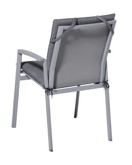 Madison Oxford stapelstoel stoelkussen 97x49 cm - Oxford grey