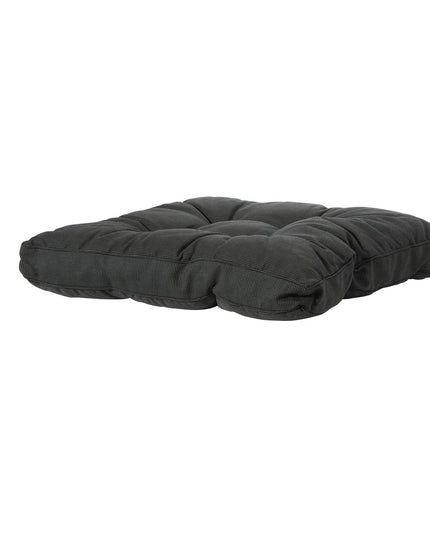 Madison Rib zitkussen 60x60 cm - Rib black