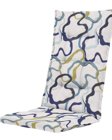 Madison Blaze hoge rug rugkussen 123x50 cm - Blaze blue