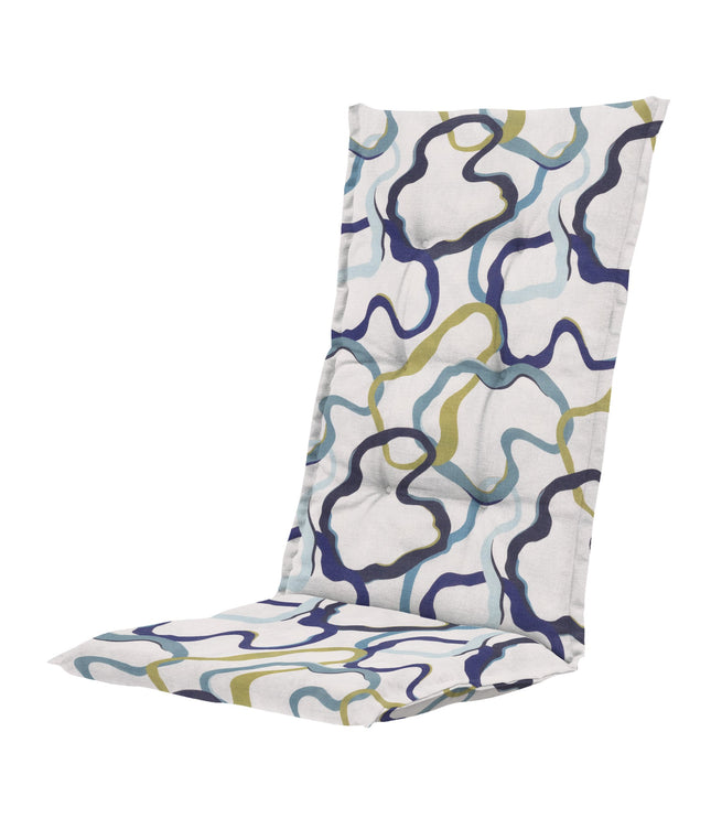 Madison Blaze hoge rug rugkussen 123x50 cm - Blaze blue