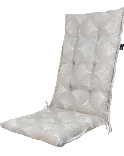 Madison Napels hoge rug rugkussen 123x50 cm - Napels rondo taupe