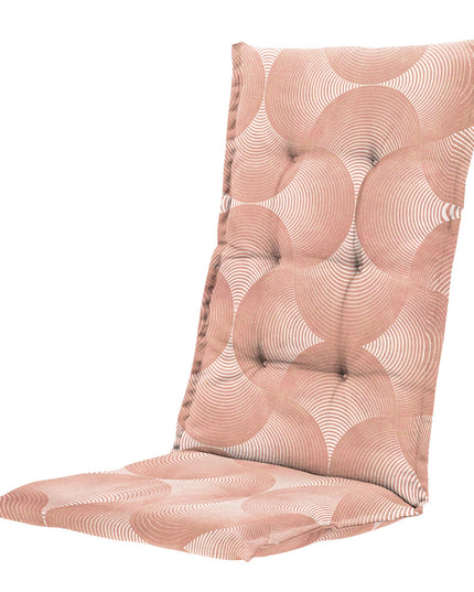 Madison Napels hoge rug rugkussen 123x50 cm - Napels rondo salmone