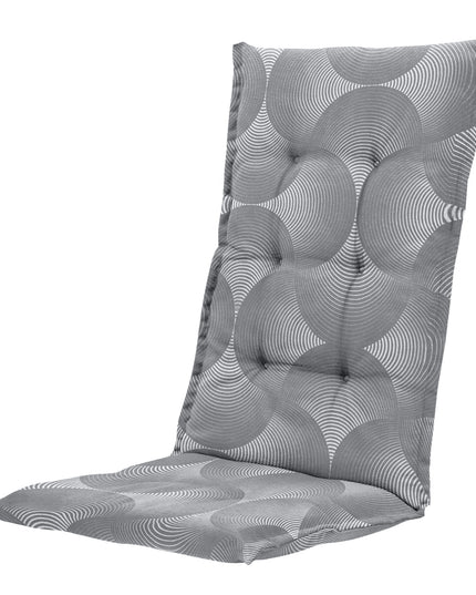Madison Napels hoge rug rugkussen 123x50 cm - Napels rondo grey