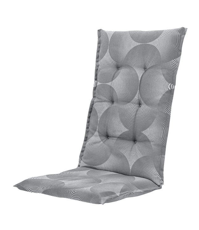 Madison Napels hoge rug rugkussen 123x50 cm - Napels rondo grey