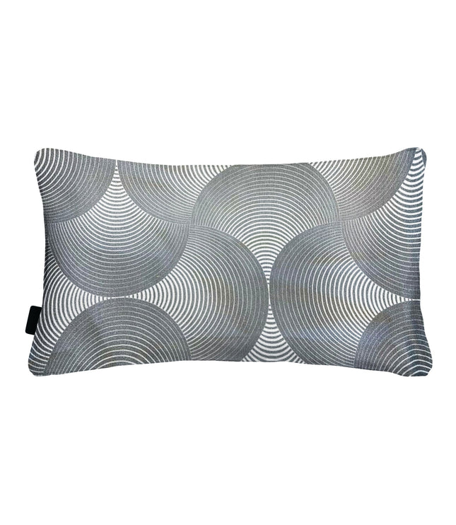 Madison Napels sierkussen 30x50 cm - Napels rondo grey