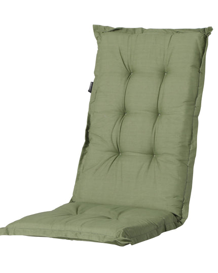 Madison Basic hoge rug basis rugkussen 123x50 cm - Basic green