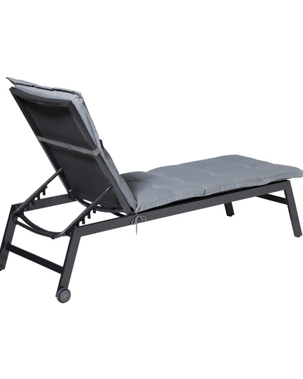 Madison Panama standaard basis ligbedkussen 200x65 cm - Panama light grey