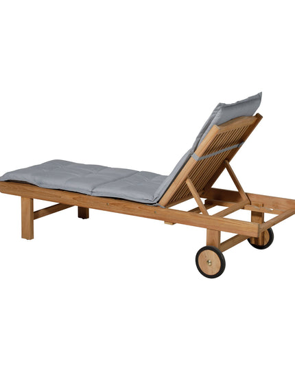 Madison Panama standaard basis ligbedkussen 200x65 cm - Panama light grey