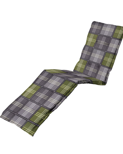 Madison Patchy standaard basis ligbedkussen 200x65 cm - Patchy olive