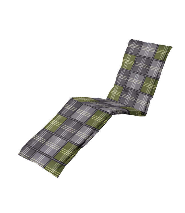 Madison Patchy standaard basis ligbedkussen 200x65 cm - Patchy olive