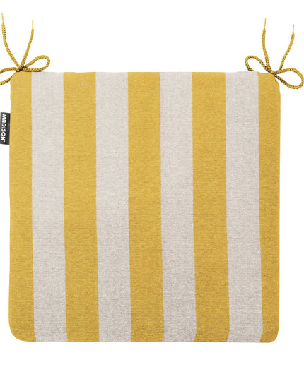 Madison Amora universeel rits zitkussen 40x40 cm - Amora mustard