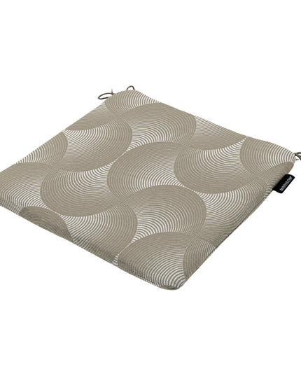 Madison Napels universeel rits zitkussen 40x40 cm - Napels rondo taupe