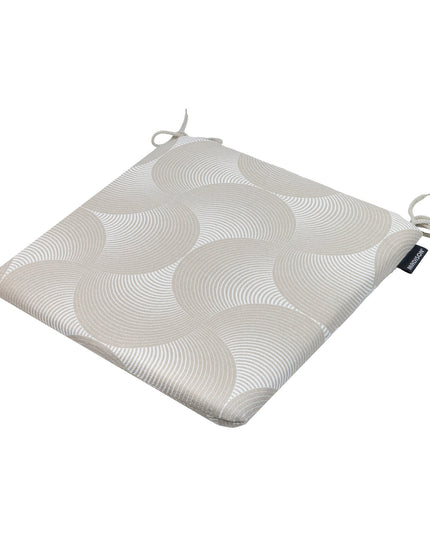 Madison Napels universeel rits zitkussen 40x40 cm - Napels rondo taupe