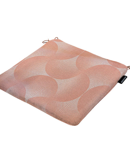 Madison Napels universeel rits zitkussen 40x40 cm - Napels rondo salmone