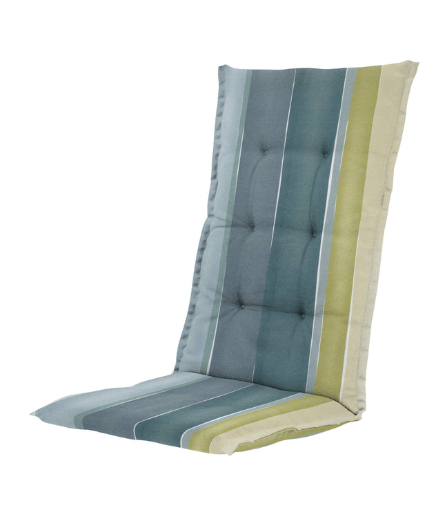 Madison Nox hoge rug basis rugkussen 123x50 cm - Nox azure