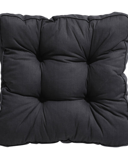 Madison Basic florance zitkussen 47x47 cm - Basic black